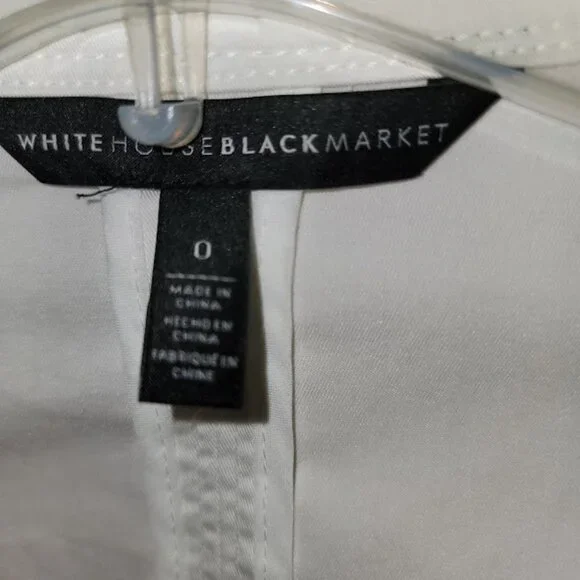 WHBM White Jacket Size 0 - Picture 5 of 6